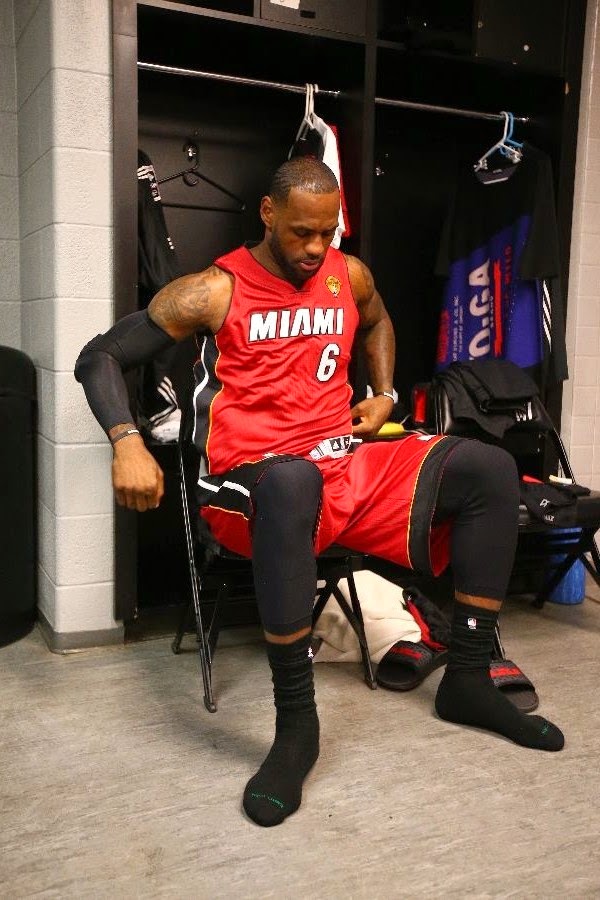 lebron wearing shoes