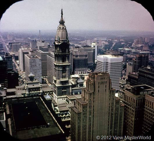 View-Master Philadelphia (A631), Scene 2: City Hall and Penn Center