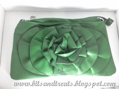 hyphen luxe green rose purse, by bitsandtreats
