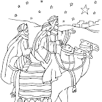 reyes magos para colorear (8).gif