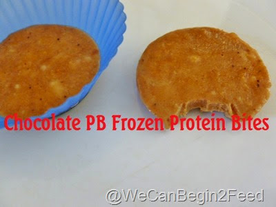 Chocolate PB Frozen Protein Bites