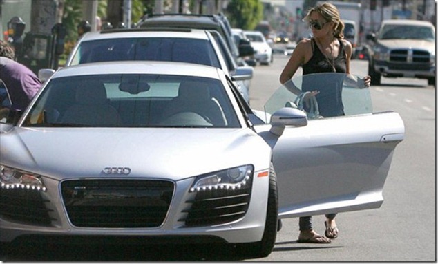 Lauren Conrad and her Audi R8