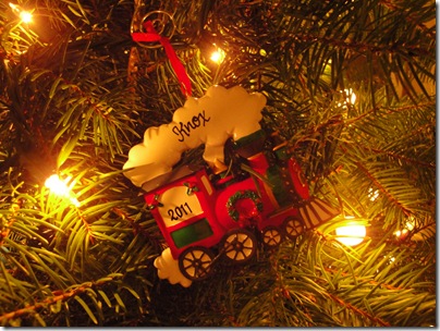 23.  Knox's 2011 christmas ornament