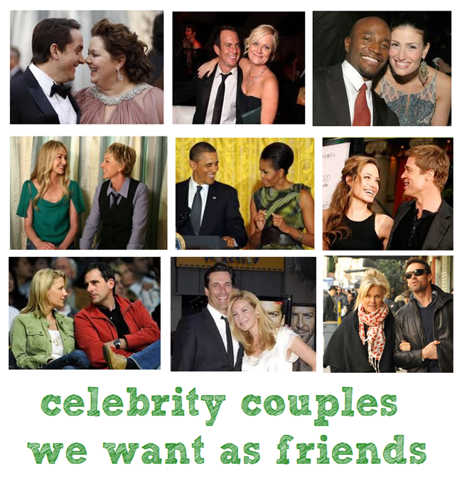 celebrity couples I want to be friends with