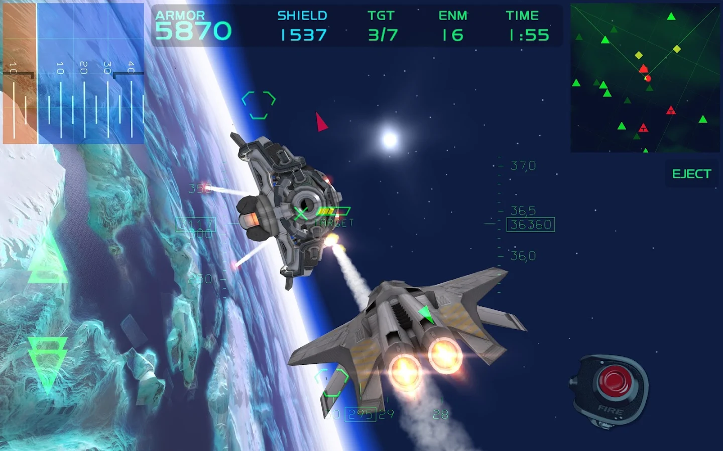  Android   Fractal Combat X, il più frenetico gioco di combattimenti aerei è arrivato!