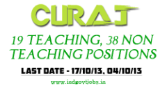Central University of Rajasthan Recruitment 2013