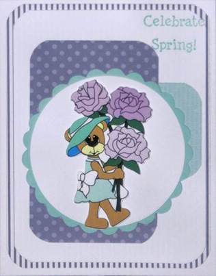 bear roses spring digital stamp candice 500