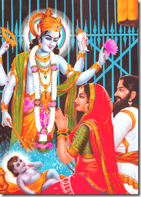 [Krishna appearing in jail cell]