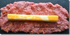 burger cheese dog burger cheese dog
