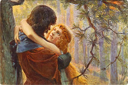 IN PERFORMANCE: Prelude & Act Two from Richard Wagner's TRISTAN UND ISOLDE [19th-Century postcard depicting Tristan and Isolde]