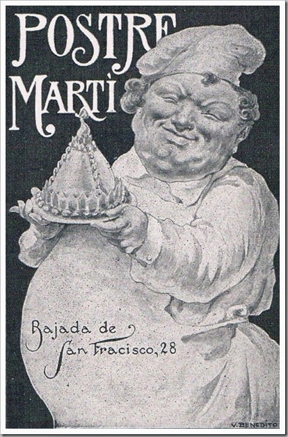 Anuncio Postre Martí, 1928