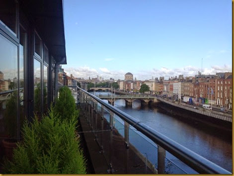 Vista do Hotel Eliza Lodge, em Dublin