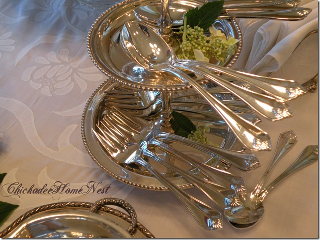 or bridal table, double chafing dish116