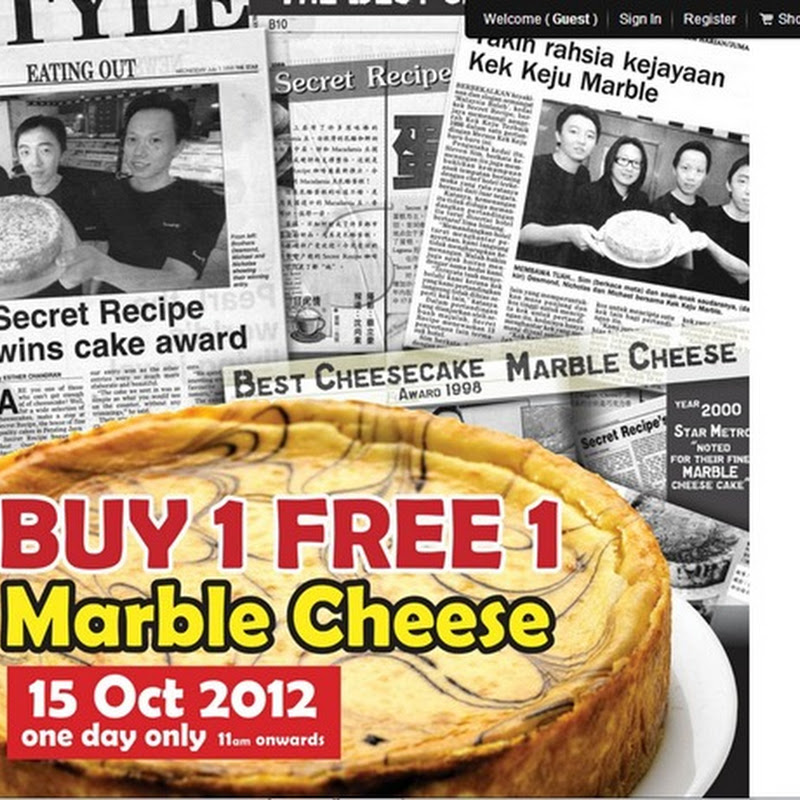 BELI 1 KEK, PERCUMA 1 KEK DI SECRET RECIPE