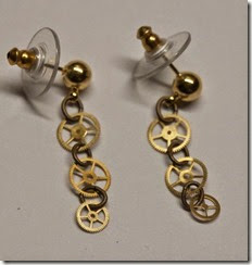 steampunk earrings