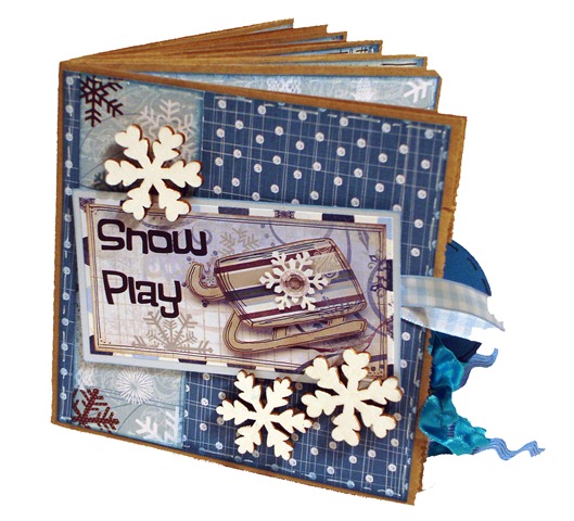 Snow Play Scrapbook 1