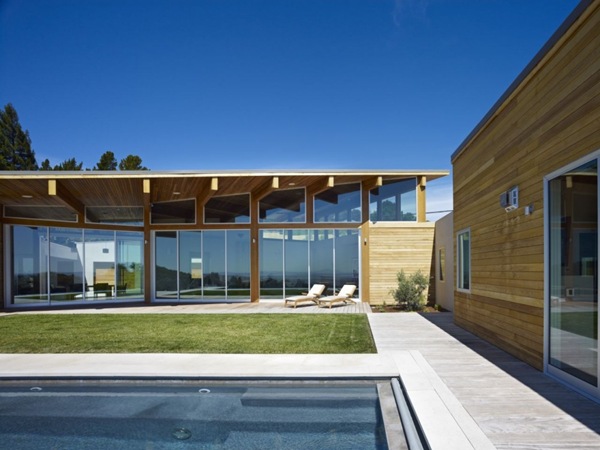 fachada casa-de-fachada-moderna-vidriada