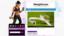 Weightloss blogger template 225x128