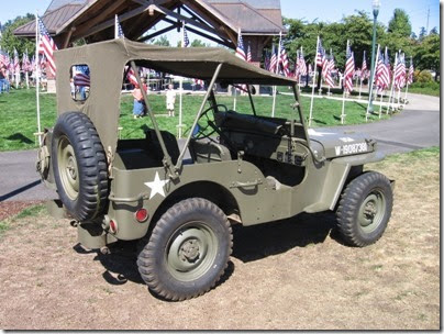 IMG_3565 WWII Army Jeep at Flags of Honor, Salem, Oregon, September 10, 2006