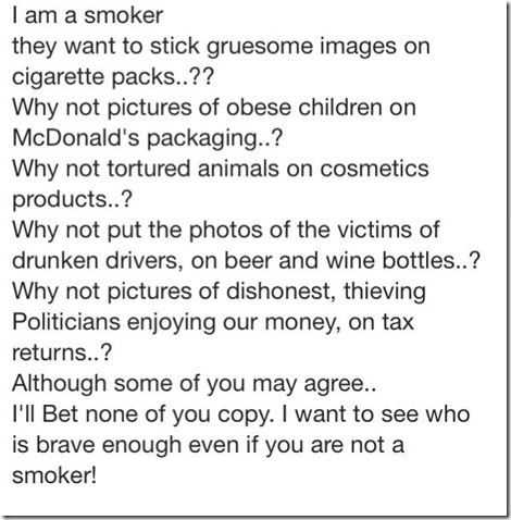 I am a smoker