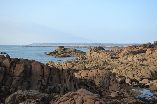Jersey's rocky coast