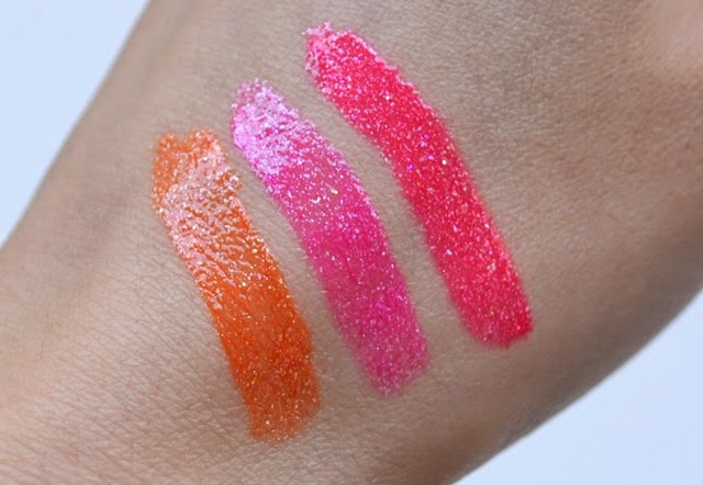Makeup by One Direction Liquilights Glow Gloss Swatches Review