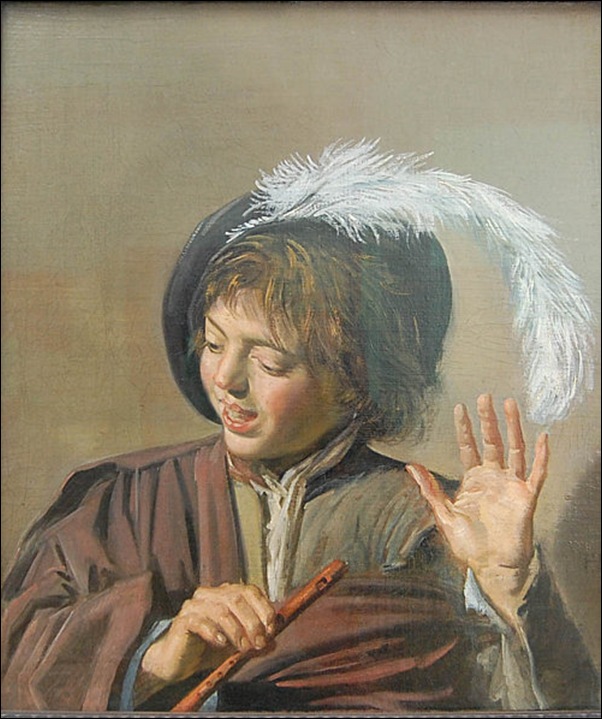 Frans Hals, jeune homme à la flûte