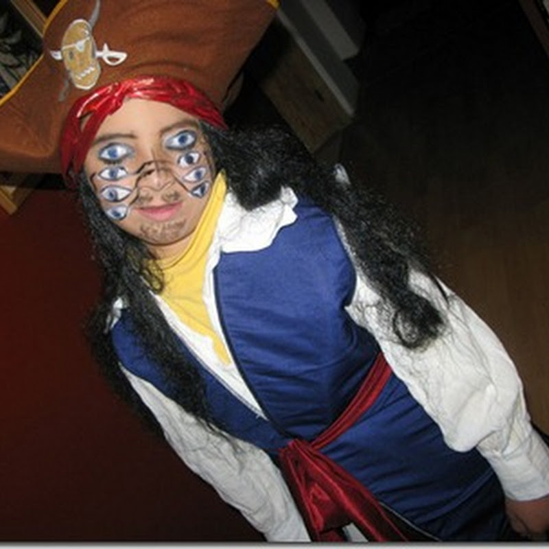 fotos de los lectores disfraz y maquillaje de Jack Sparrow