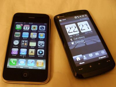 iphone vs HTC