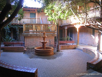 Fountain courtyard