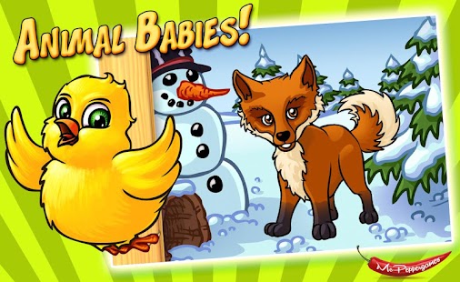 【免費教育App】Animal Babies LITE 拼圖-APP點子