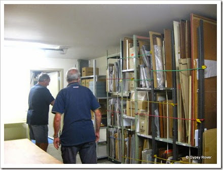 Personal tour of The Archives.