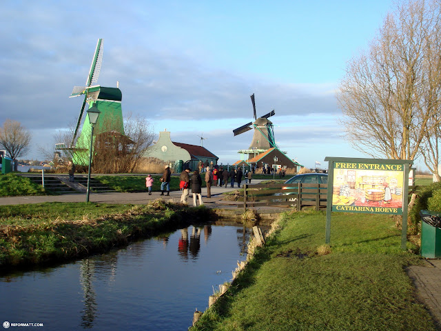 the famous zaanse schans in zaandam in Zaandam, Netherlands 