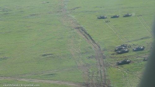 Фотографии военных учений на полигоне "Цугол"