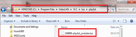 move media player playlist to playlist folder 
