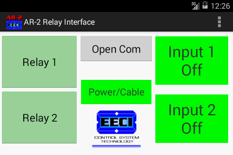 AR-2 USB Relay Control App