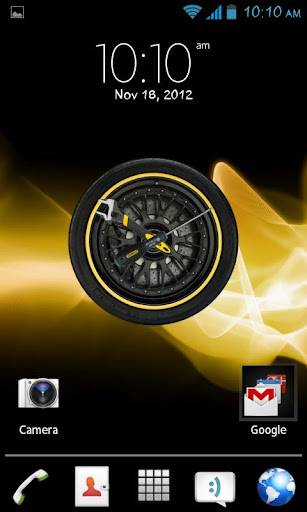 Wheel Analog Clock HD free