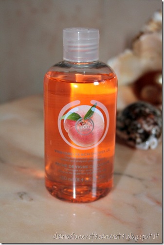 the body shop vineyard peach shower gel