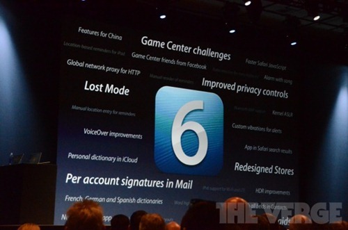 iOS 6 預計於今秋更新，擁有超過 200 項新功能以及全新的應用程式介面，支援 iPhone 3GS 以上機種、iPad 2 以上機種以及 iPod Touch 第四代