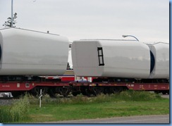 1728 Alberta Taber Hwy 3 East - train transporting wind turbine parts