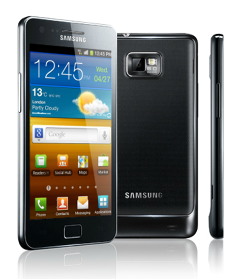 Tampilan Samsung Galaxy S II