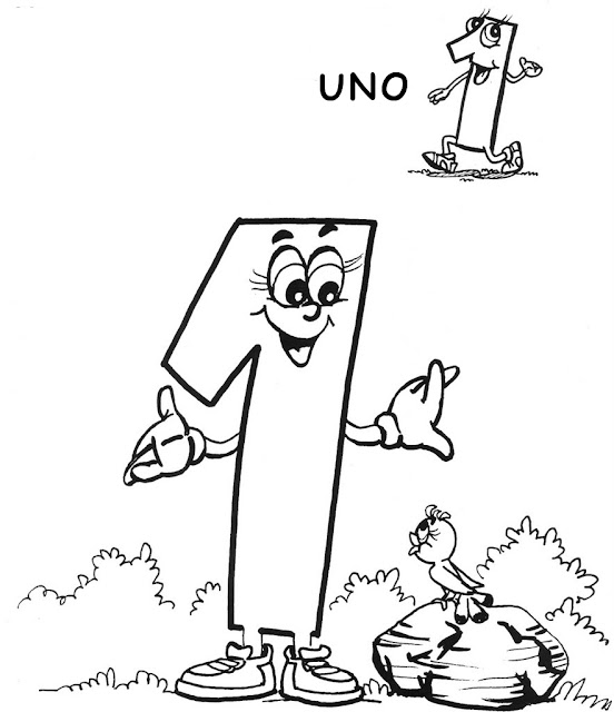 Numeros Animados Para Pintar