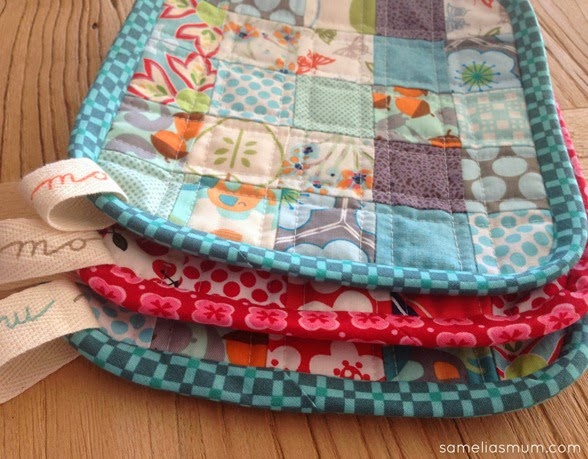 Scrappy Quilted Trivets Tutorial