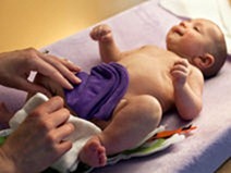 How to change a cloth diaper