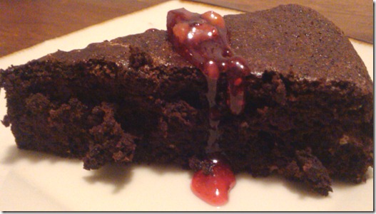 bittersweet chocolate cake 036