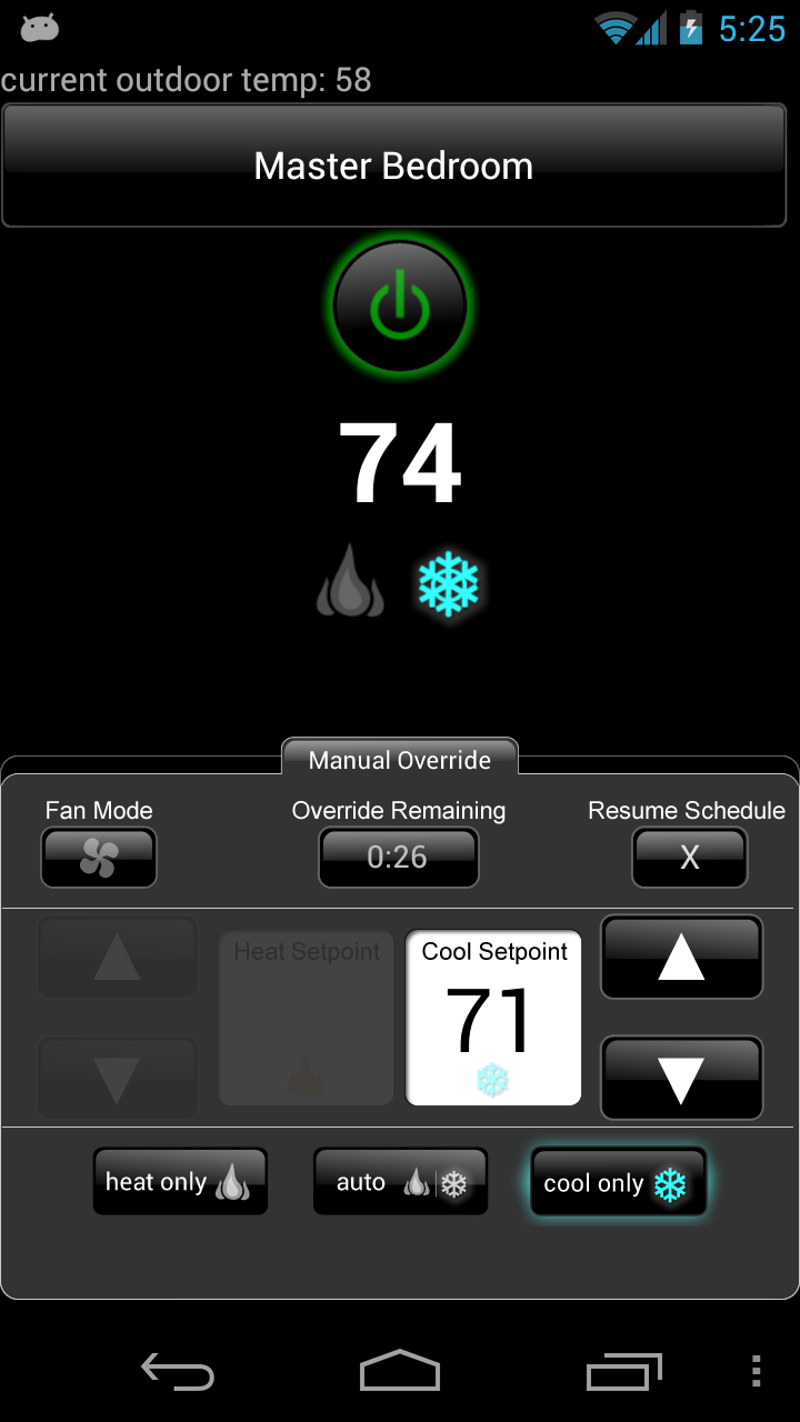 Network Thermostat Pro Screen 3