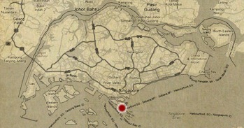 Location Map Sentosa