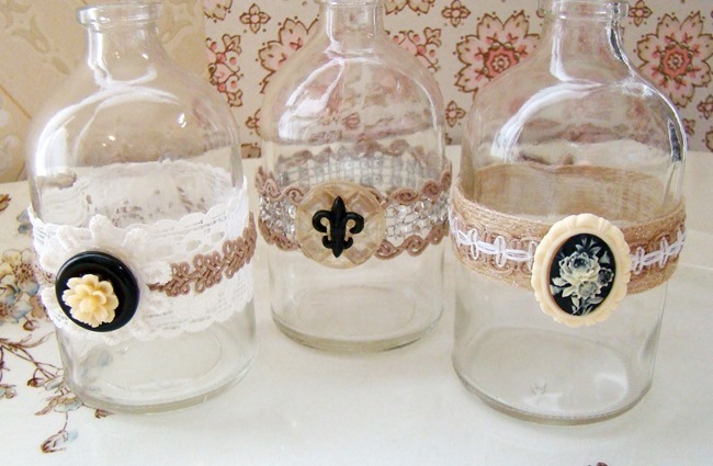 shabby-chic-embellished-bud-vases-bottles