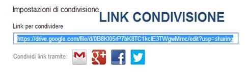 link-condivisione