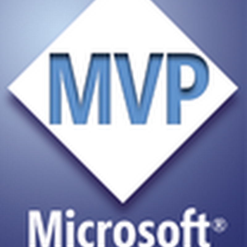 Microsoft MVP award